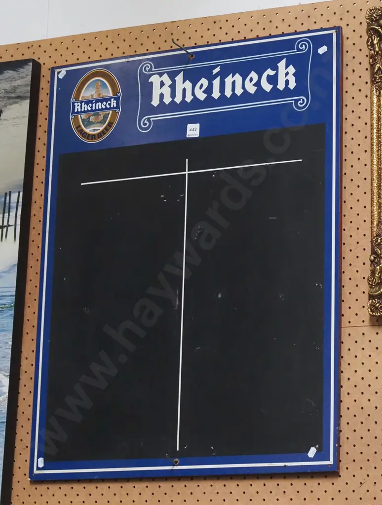 Rheineck themed darts blackboard Image 1++