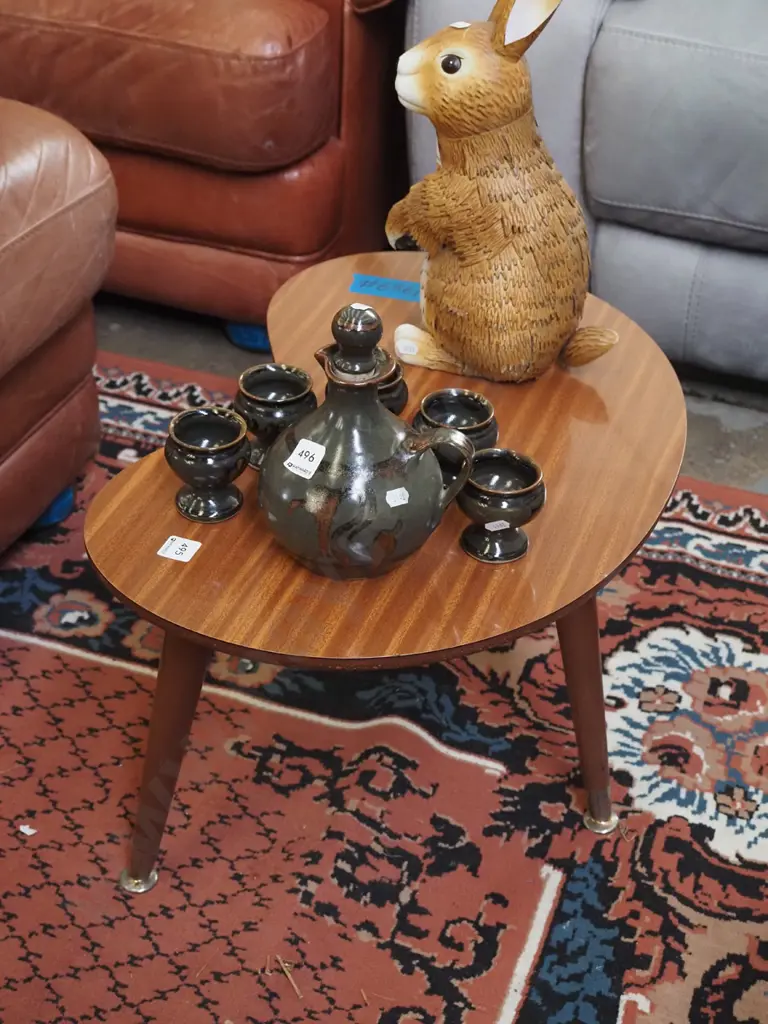 formica top kidney shaped table Image 1++