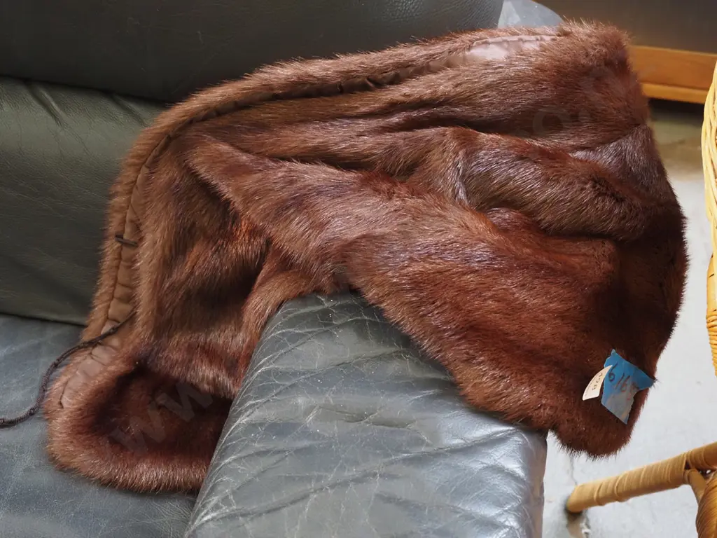 faux fur stole Image 1++
