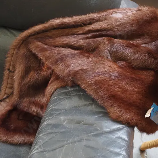 faux fur stole