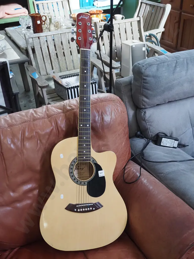 Chinese made acoustic guitar Image 1++