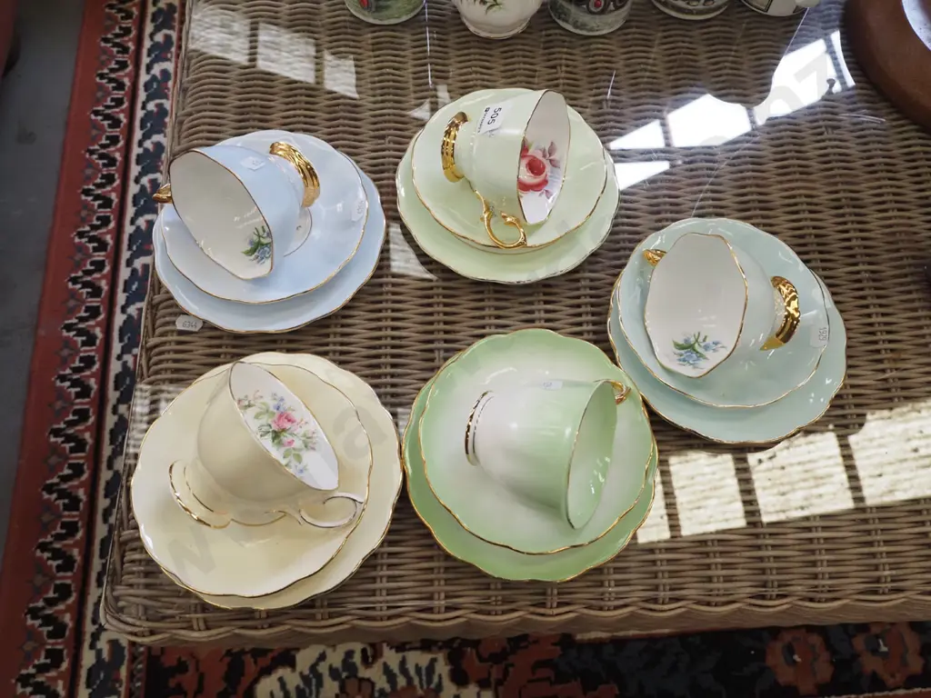5x Royal Albert trios Image 1++