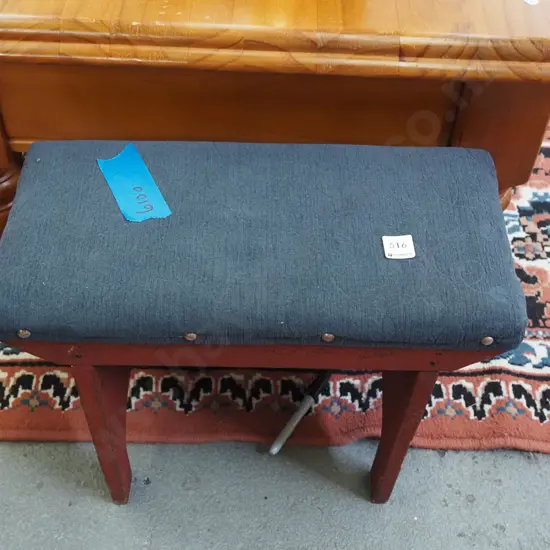 upholstered footstool