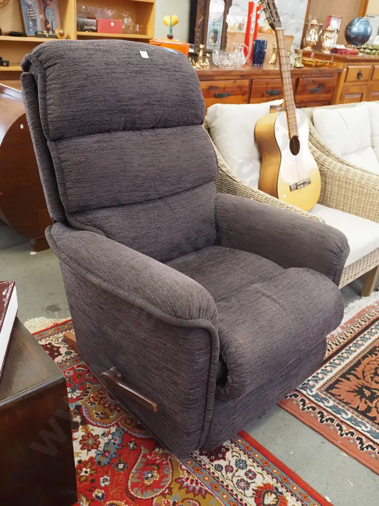 charcoal La Z Boy rocker recliner Image 1++