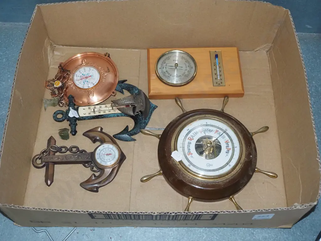 box; barometers, thermometers Image 1++