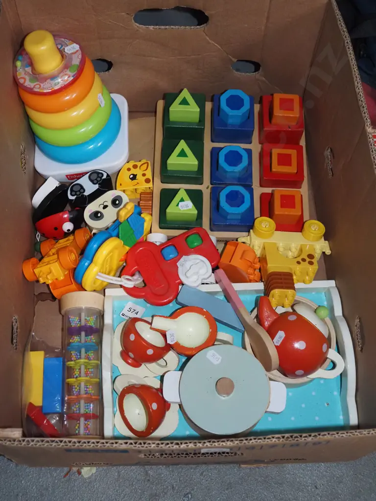 box of childrens toys Image 1++