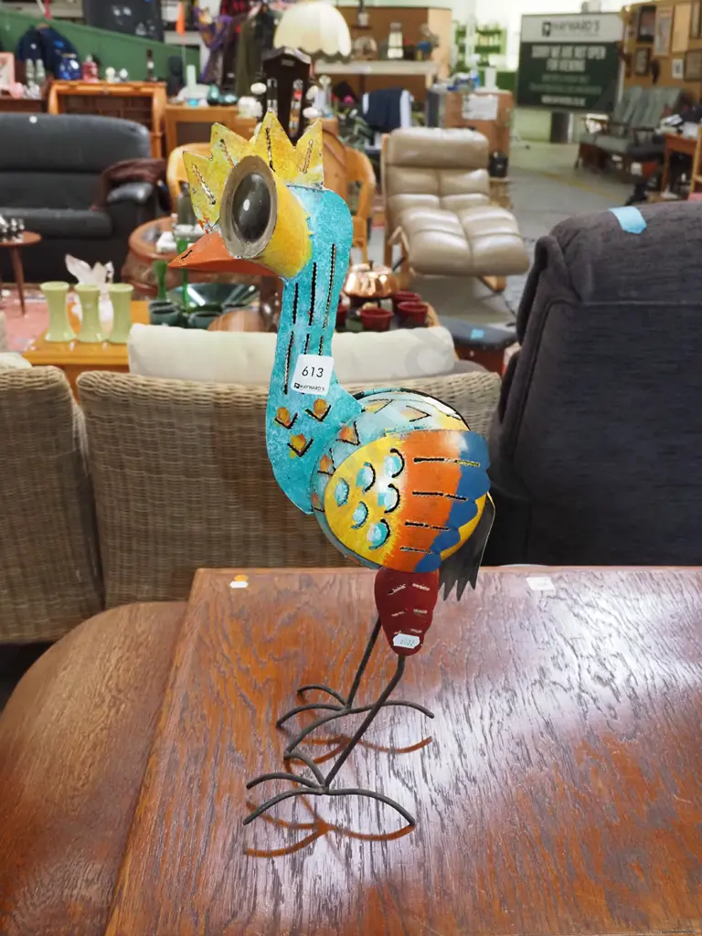 metal bird figurine H-480 Image 1++