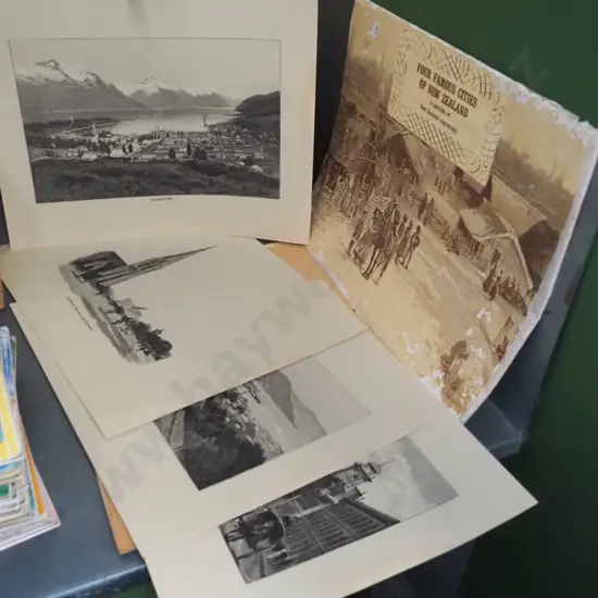 portfolio NZ historical engravings