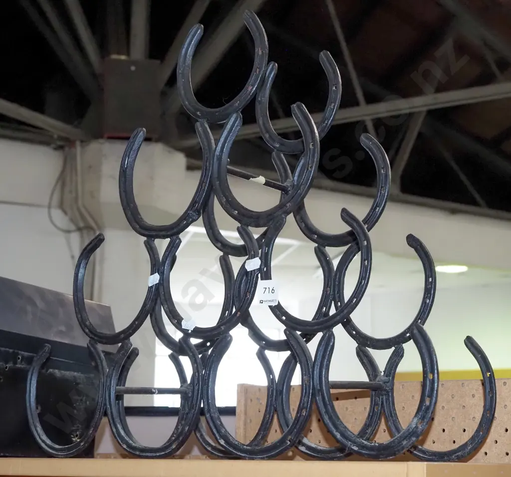 horse shoe wine rack Image 1++
