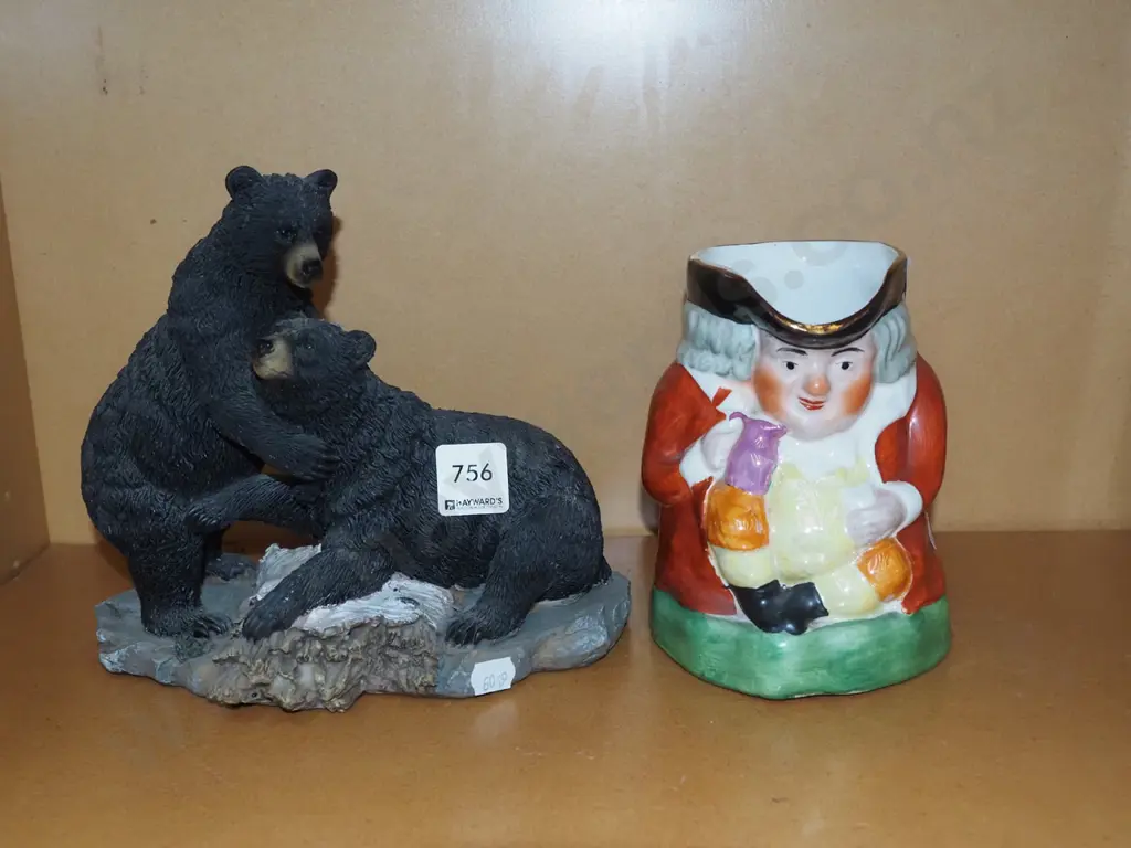 toby jug, composite beer figurines H-180 Image 1++