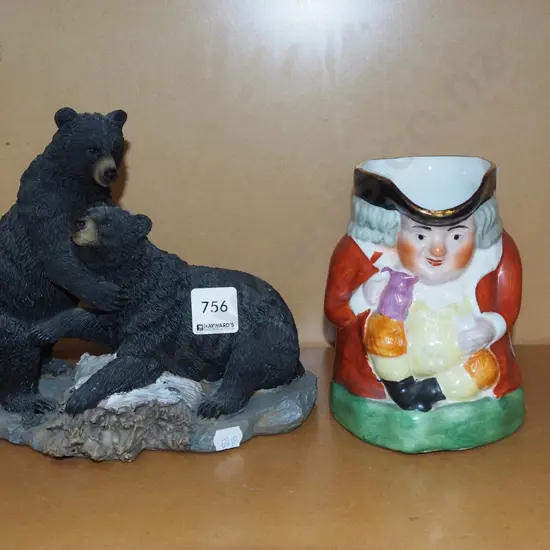 toby jug, composite beer figurines H-180