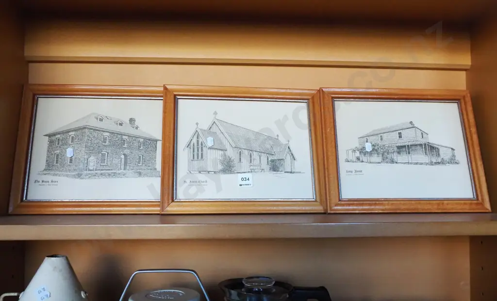 3x framed prints - historic  Kerikeri Image 1++