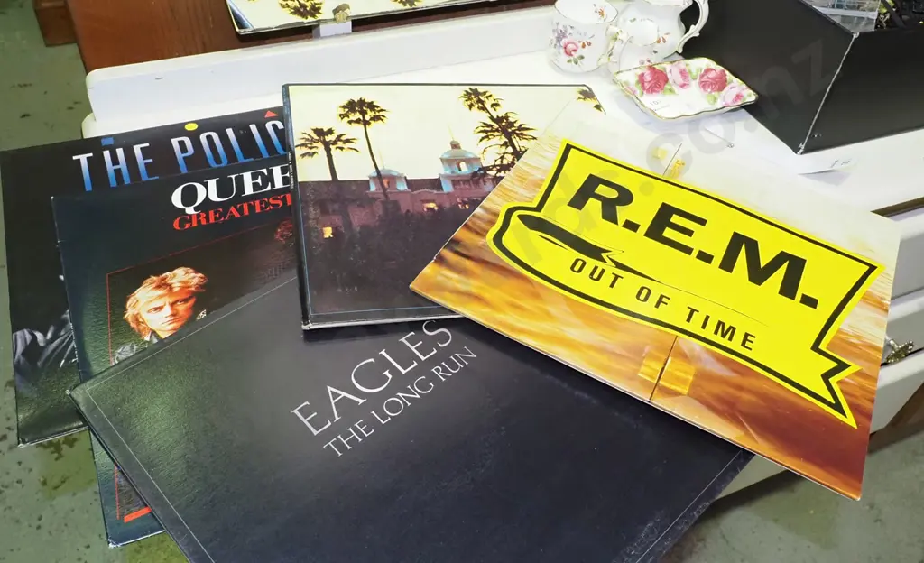 LPs; Eagles, REM, Queen, Police Image 1++