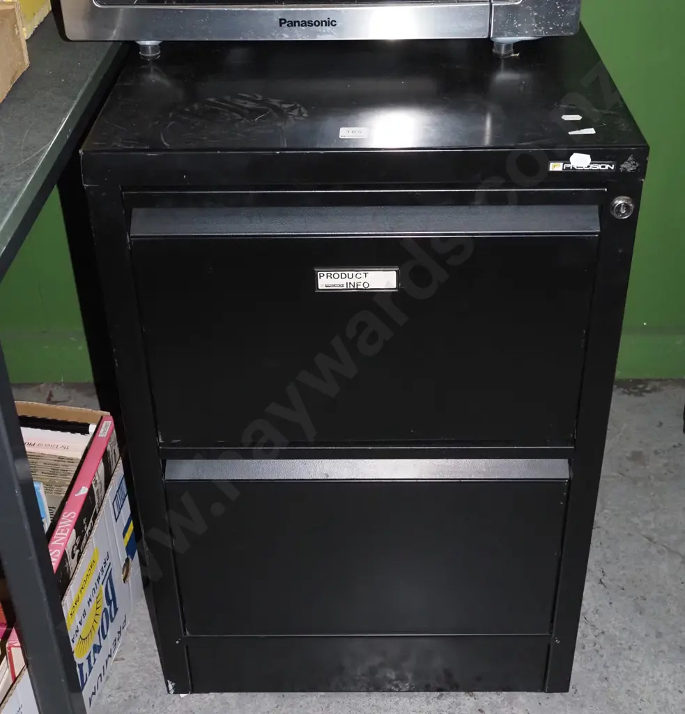 Precision 2 drawer filing cabinet Image 1++