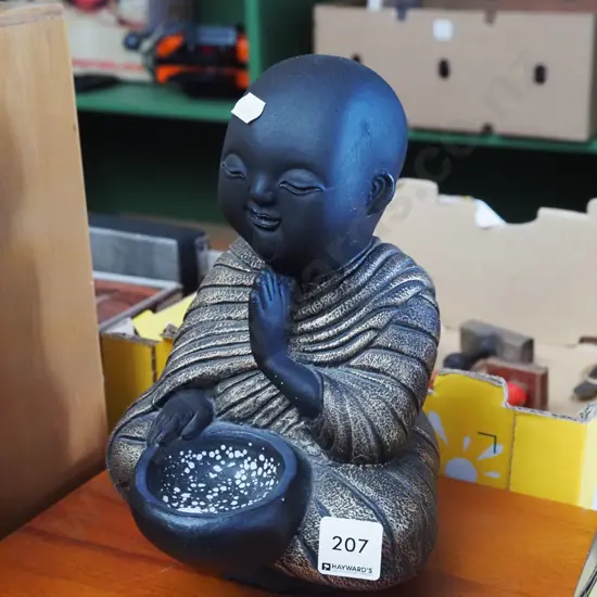 small buddha figurine with bowl H230
