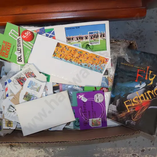 box of stamps