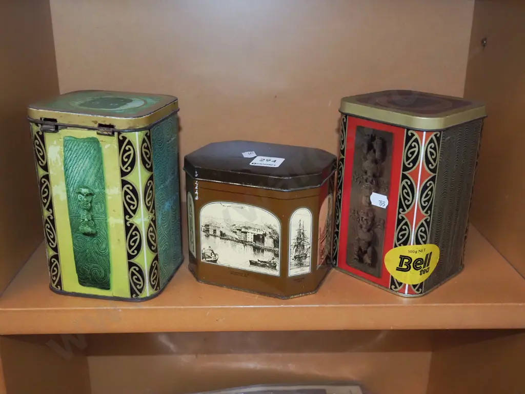 3x tea tins Image 1++