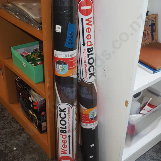 2x rolls of weed mat