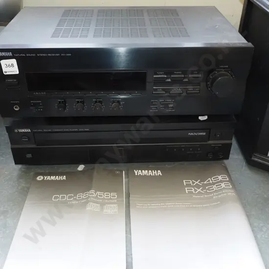 Yamaha Natural Sound stereo receiver and CD player