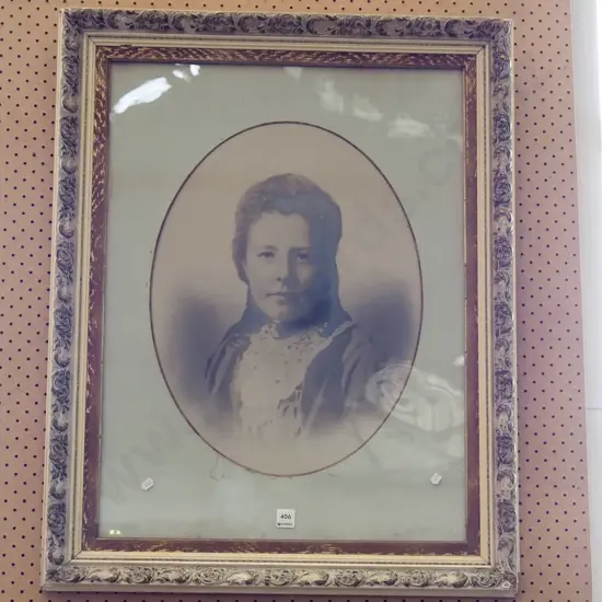 ornate framed portrait 