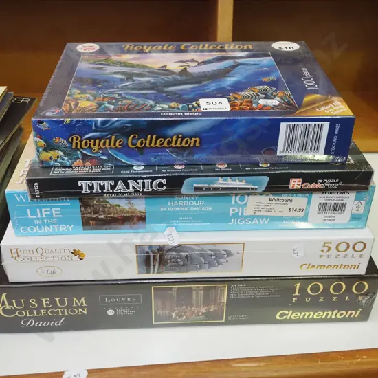5x boxed puzzles