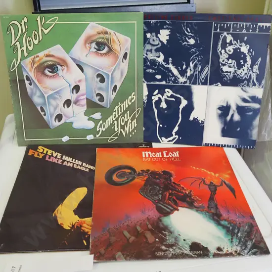 LPs; Dr Hook, Rolling Stones, Meatloaf etc