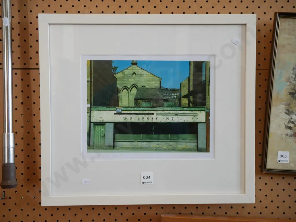 framed print - disused shop front Image 1++