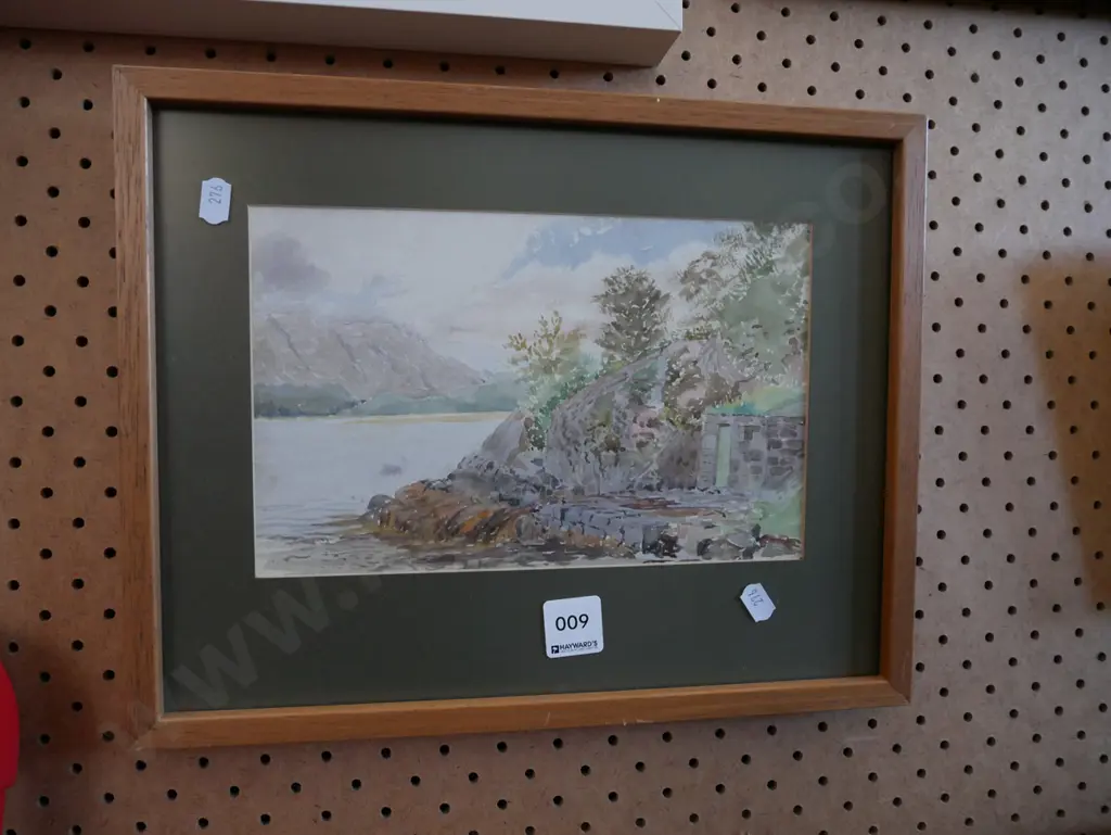 small framed watercolour - landscape Image 1++