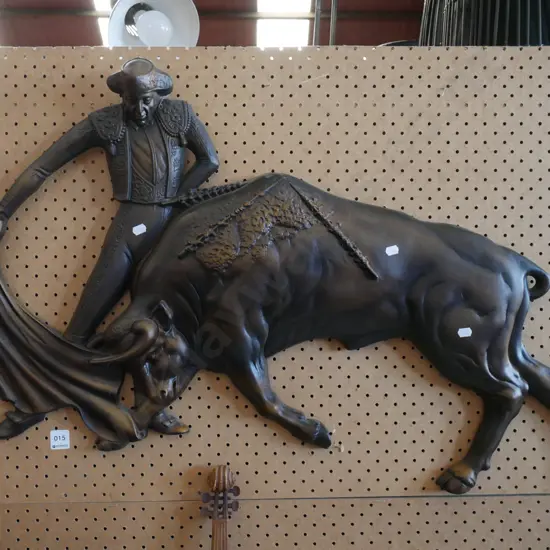foam matador and bull