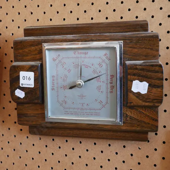 oak framed barometer