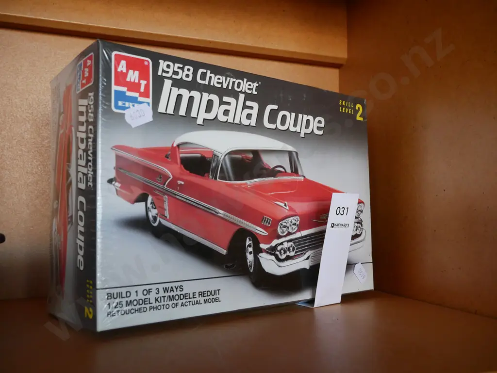 yet to be assembled model of 1958 Cheverolet Impala Image 1++