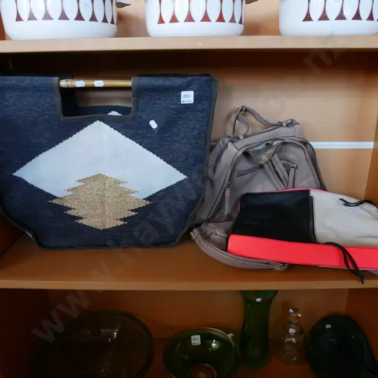 knitting bag, hand bag, backpack