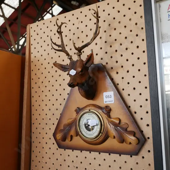 stag themed barometer