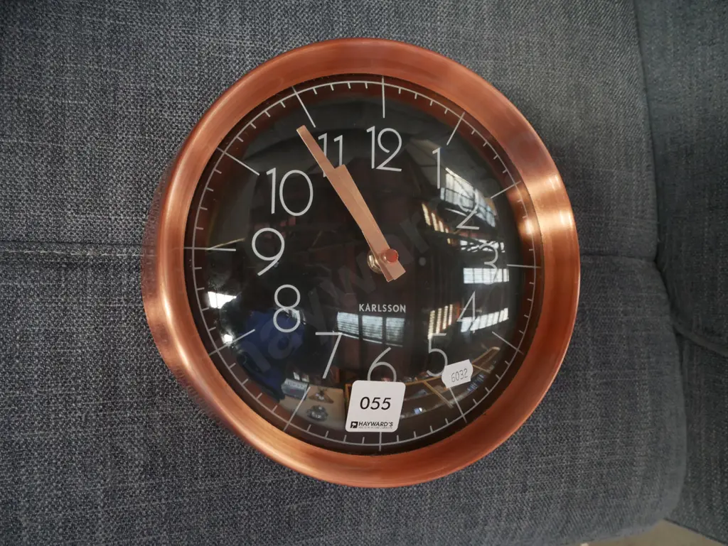 Karlsson copper framed wall clock Image 1++