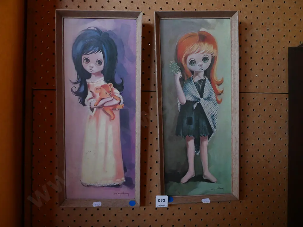2x D Golding prints - girls - blue dots Image 1++