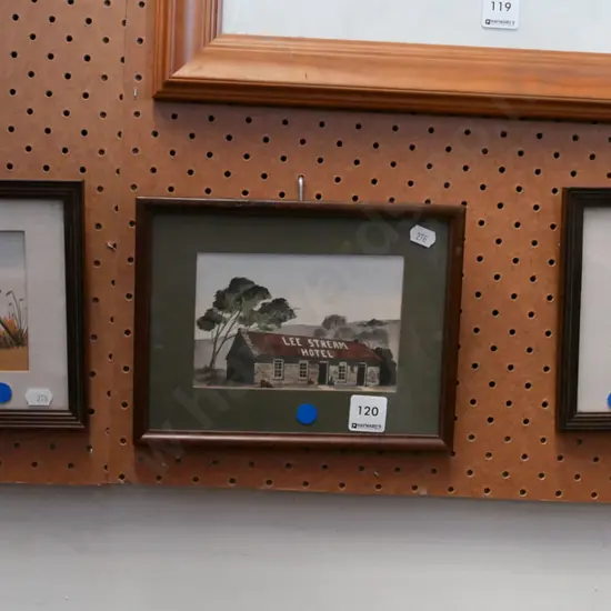 3x Yvonne Benson hand coloured prints - Central Otago scenes