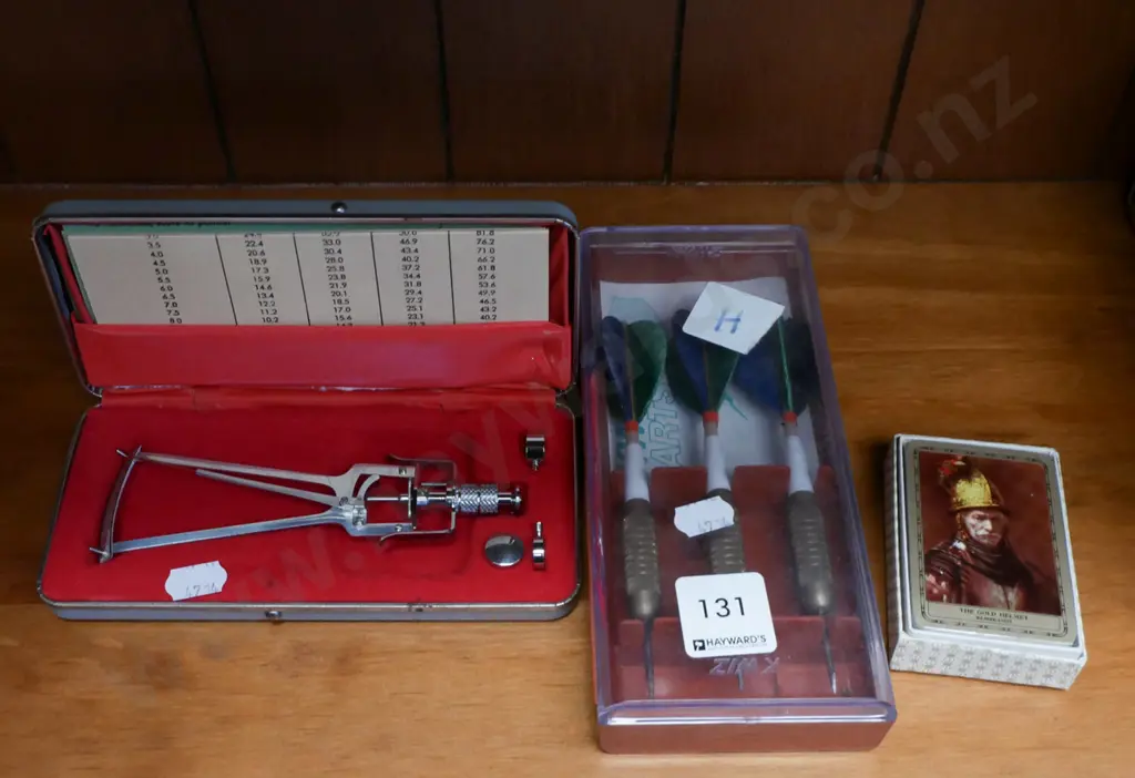 playing cards, darts, tonometer Image 1++