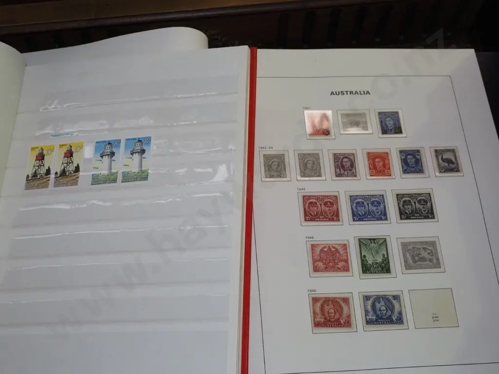 stamp albums - some empty and others light on stamps Image 1++