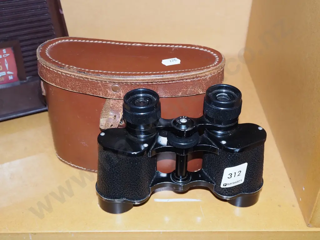small cased binoculars Image 1++