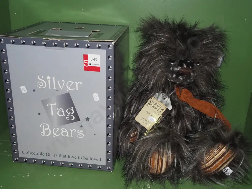 Silver Tag ltd edition teddy bear - Logan Bear Image 1++