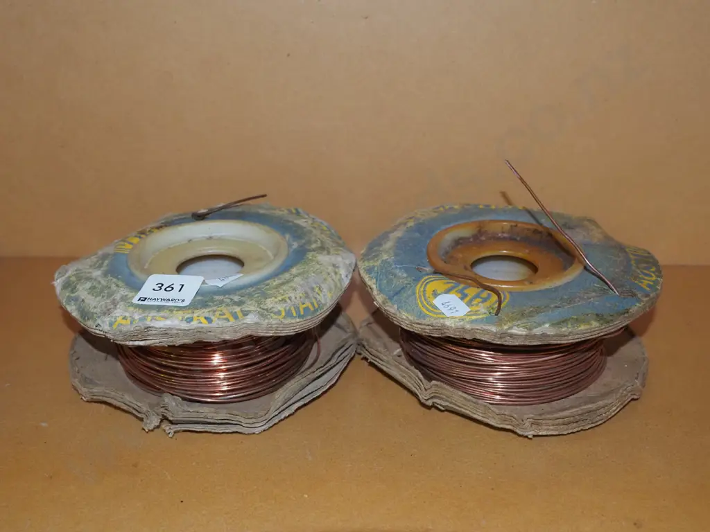 2x rolls of copper wire Image 1++