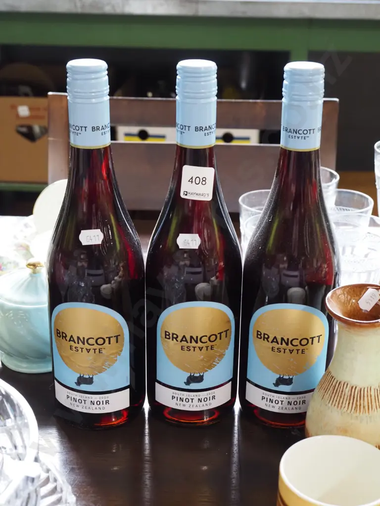 3x bottles of Bancroft Estate 2020 pinot noir Image 1++