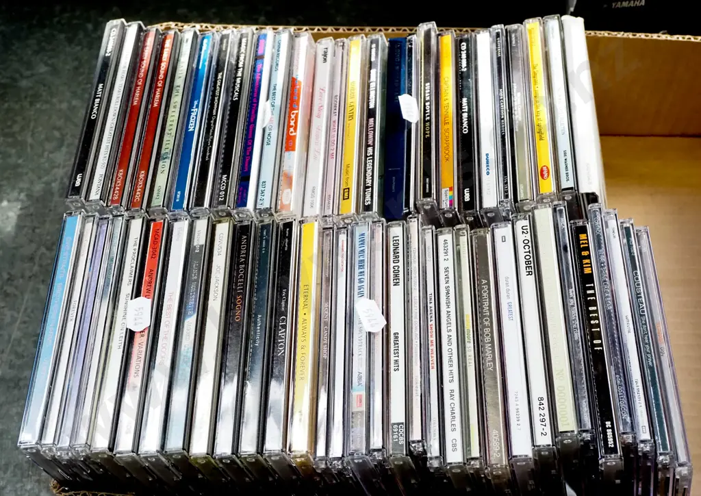 box of CDs Image 1++