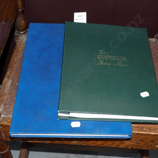 2x stamp albums