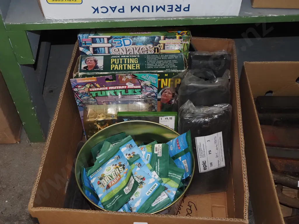 box; planter bags, board games, Countdown bricks etc Image 1++