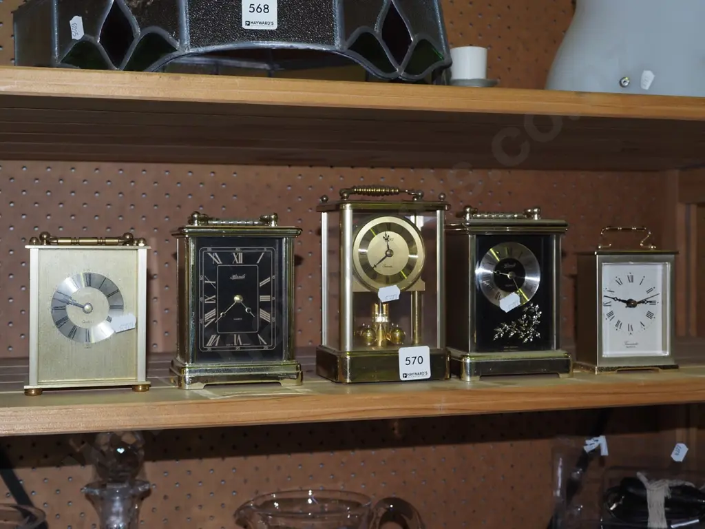 5x reproduction carriage clocks Image 1++