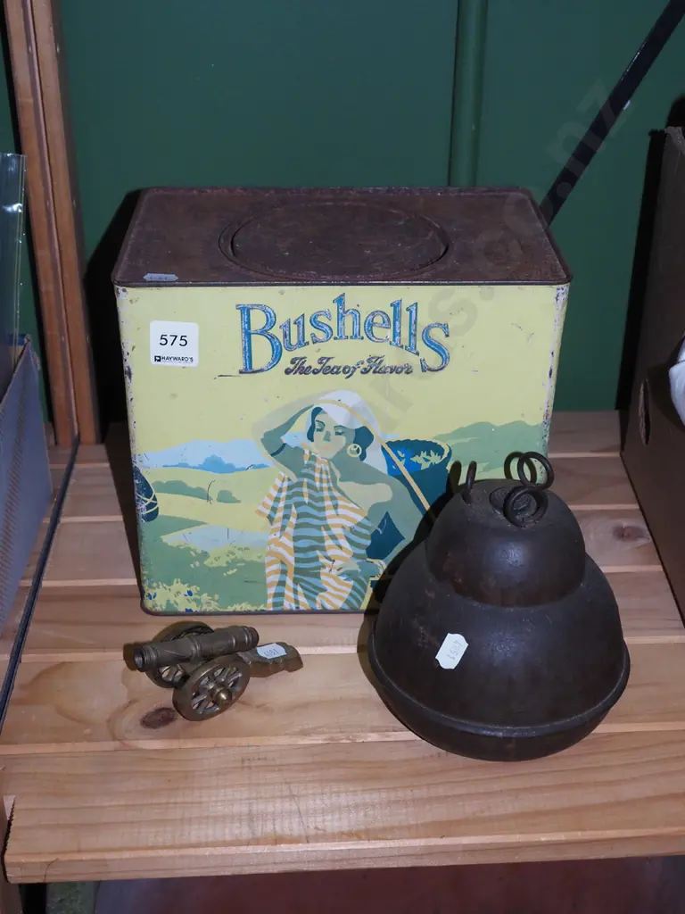brass cannon, counter weight etc Image 1++
