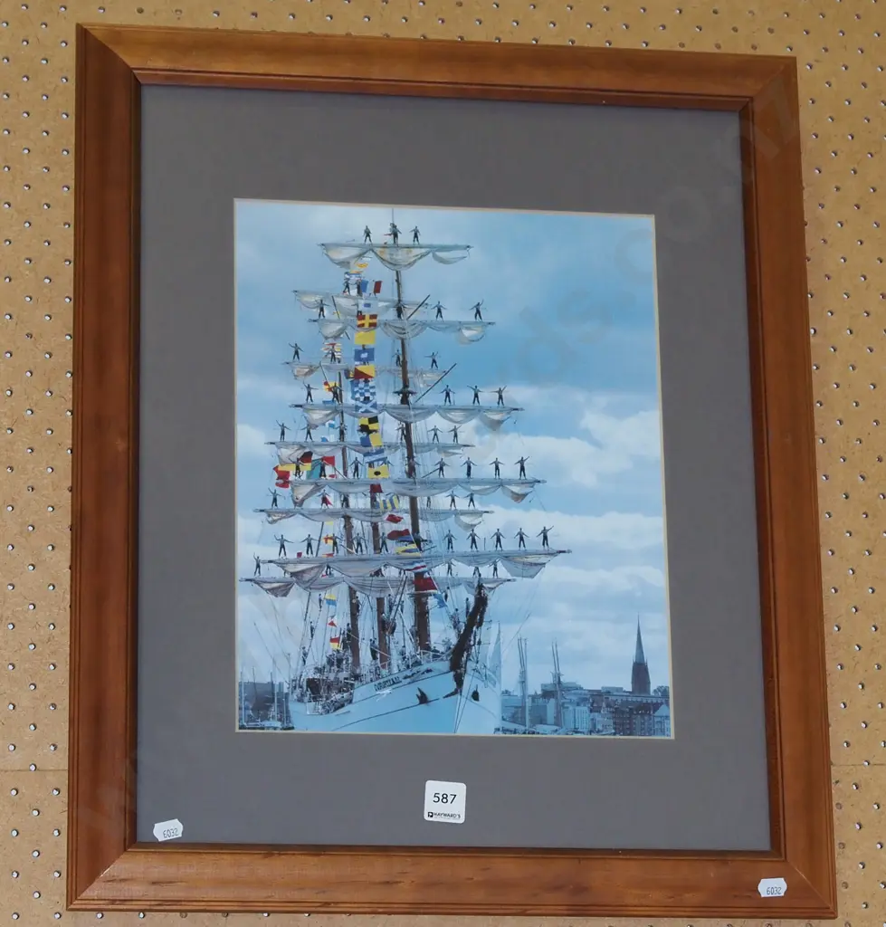 framed photographic print - tall ships  Image 1++