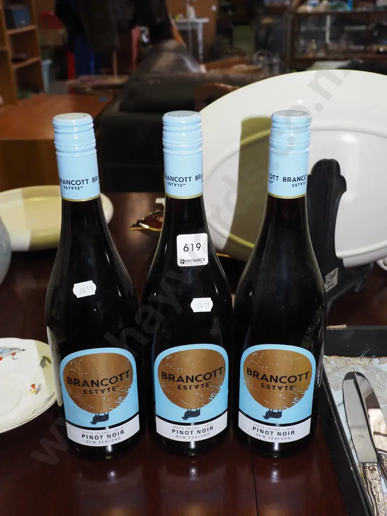 3x bottles of Bancroft Estate 2020 pinot noir Image 1++