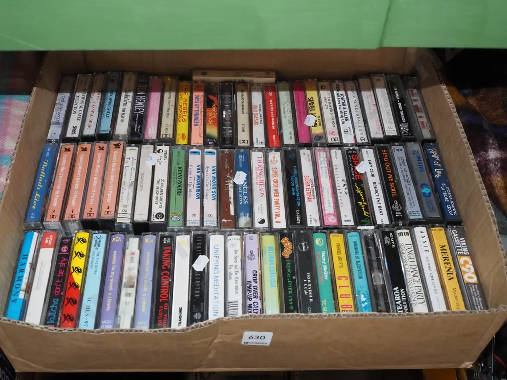 box of tape cassettes Image 1++